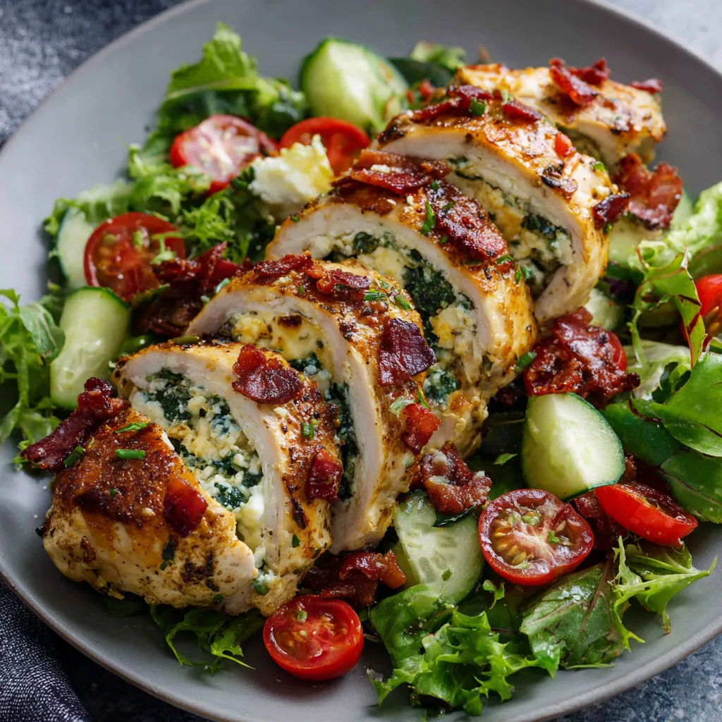 Low Carb Stuffed Chicken Breast Salad – Fresh, High Protein & Satisfying 2