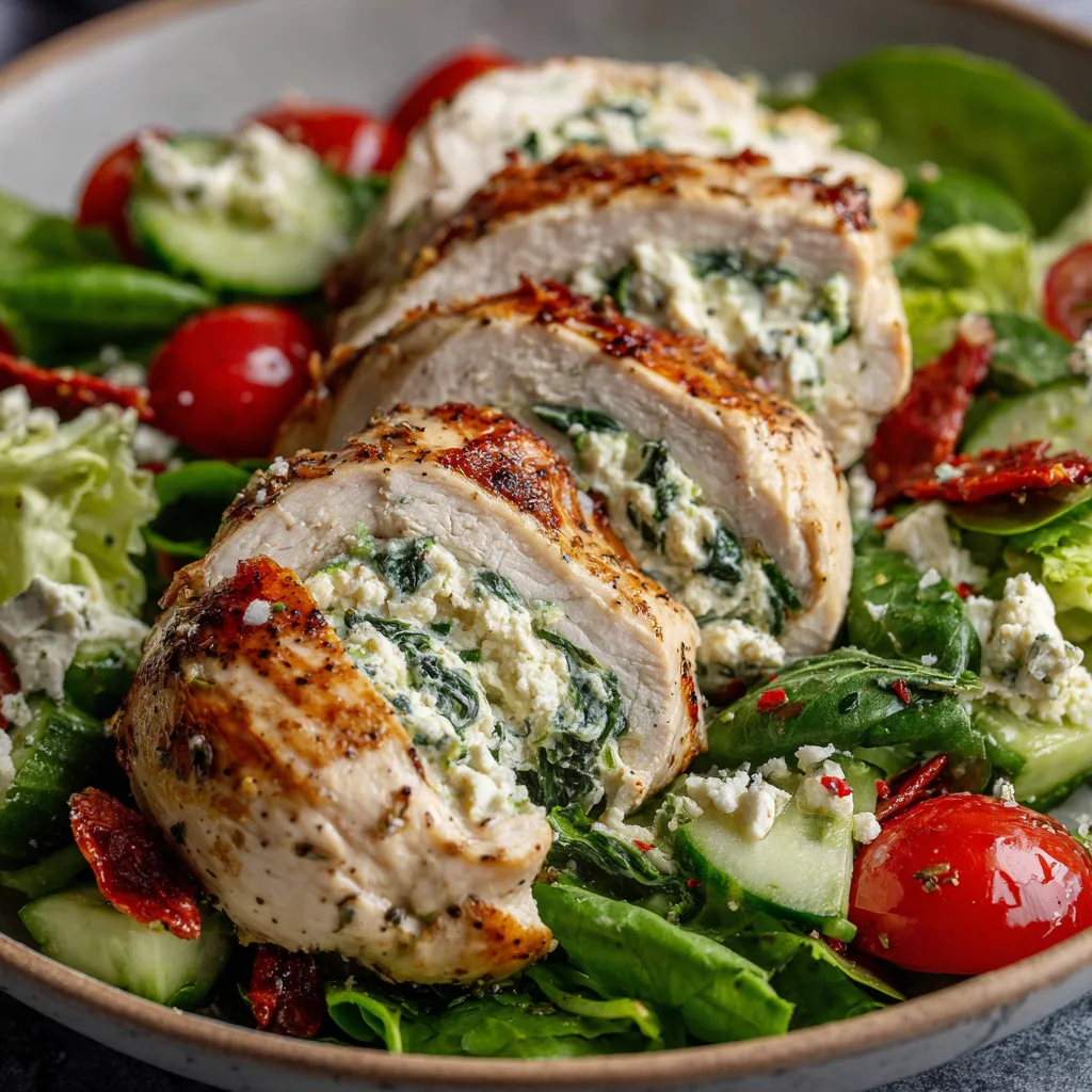 Low Carb Stuffed Chicken Breast Salad – Fresh, High Protein & Satisfying 3