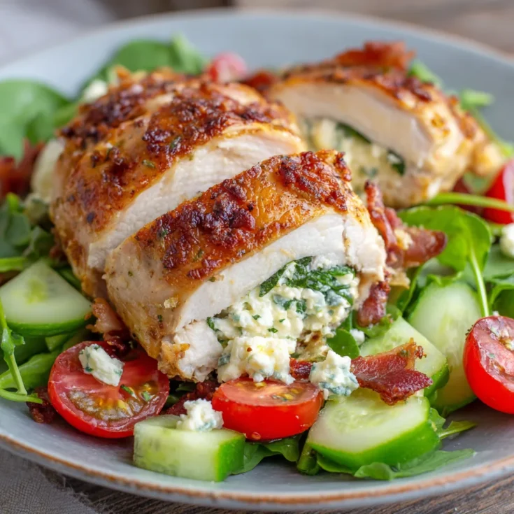 Low Carb Stuffed Chicken Breast Salad – Fresh, High Protein & Satisfying 1