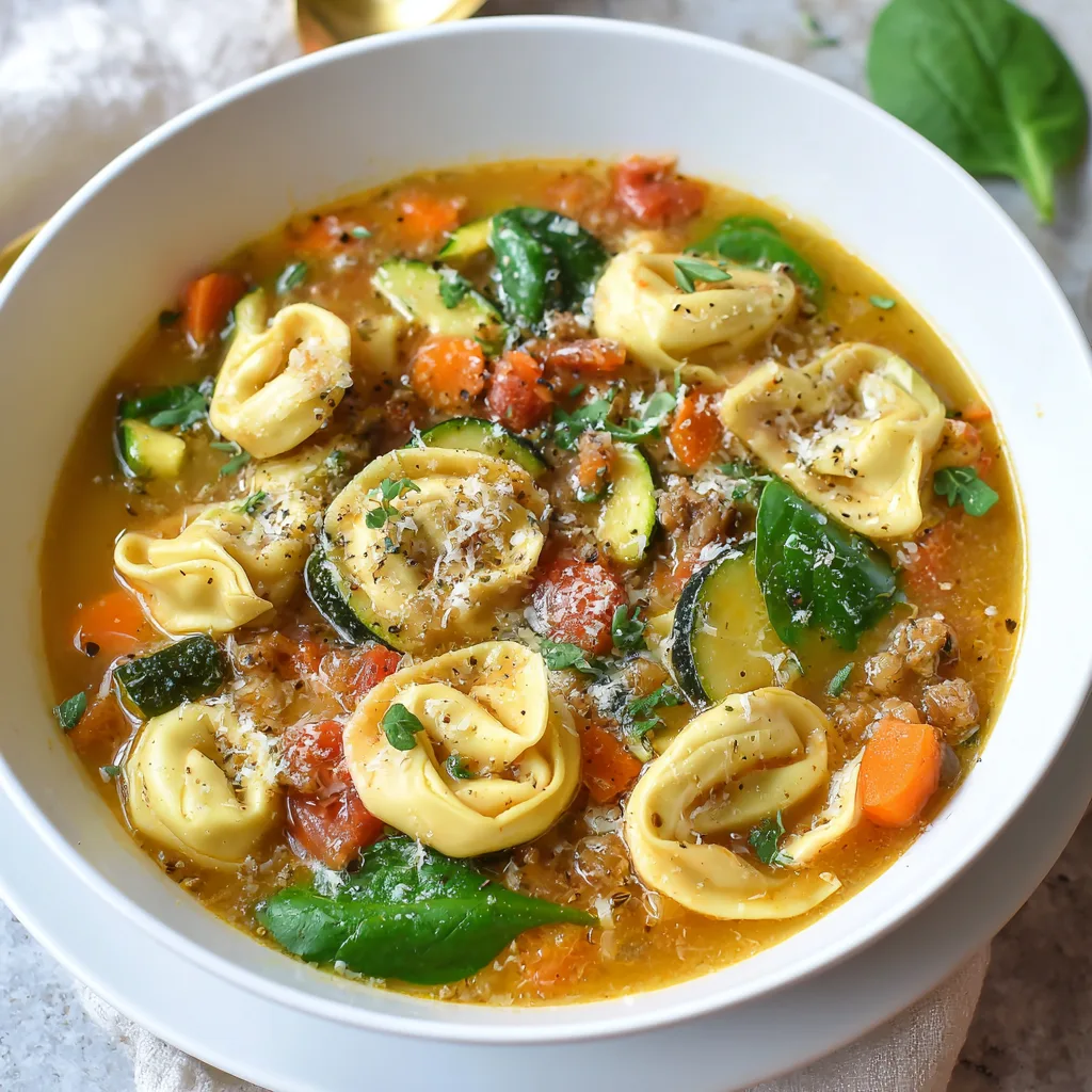 Low Carb Tortellini Noodle Soup – Cozy, Keto-Friendly Comfort in a Bowl 4