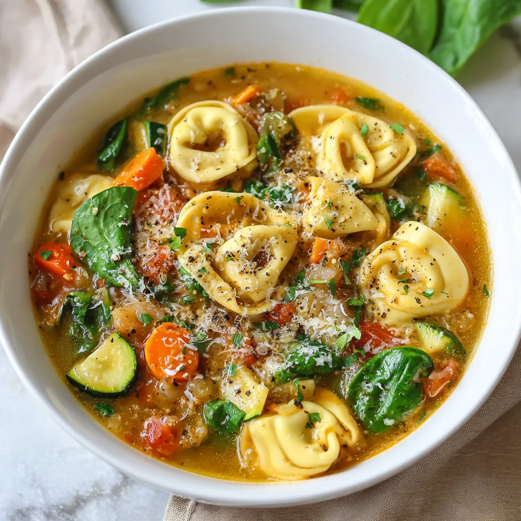 Low Carb Tortellini Noodle Soup – Cozy, Keto-Friendly Comfort in a Bowl 3