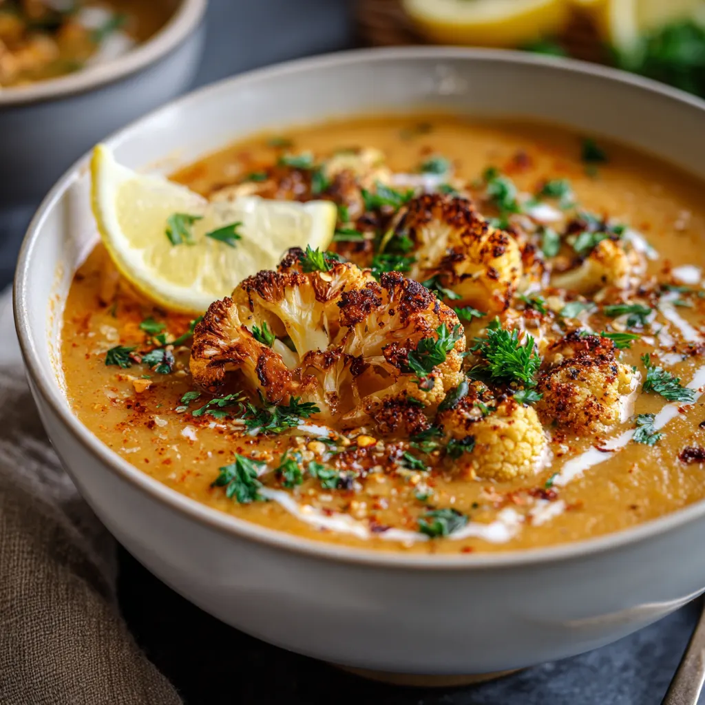 Spicy Cauliflower Meal Prep Soup – Low Carb & Flavor-Packed 2