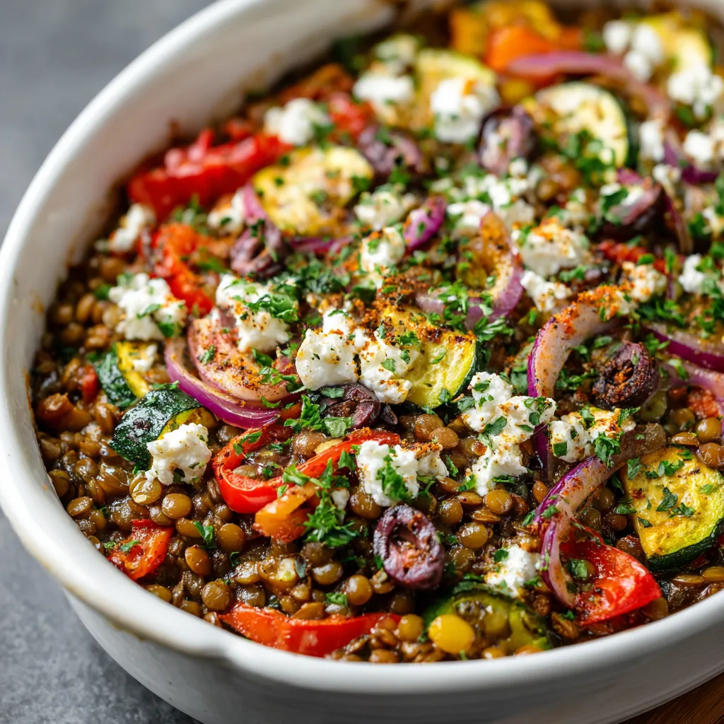 Meal Prep Mediterranean Lentils Casserole – Healthy & Hearty Make-Ahead Meal 2