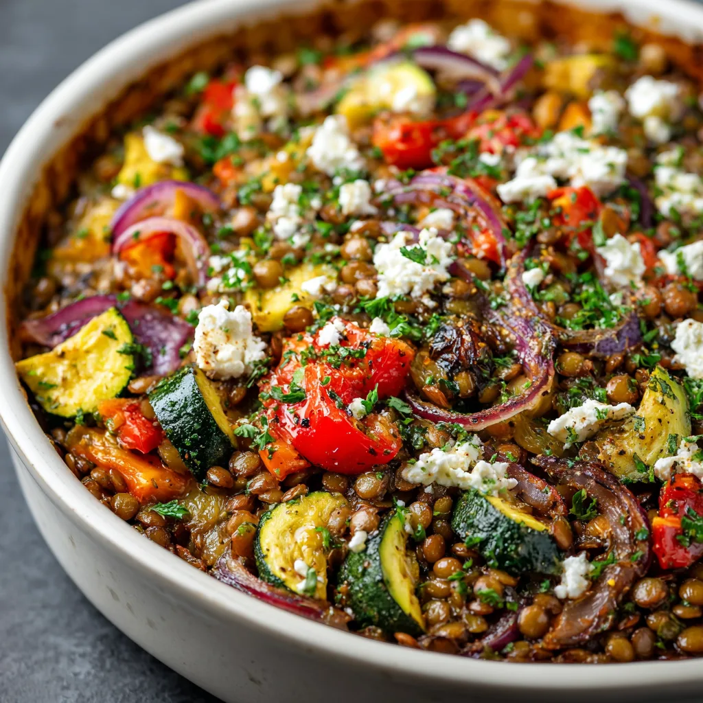 Meal Prep Mediterranean Lentils Casserole – Healthy & Hearty Make-Ahead Meal 4