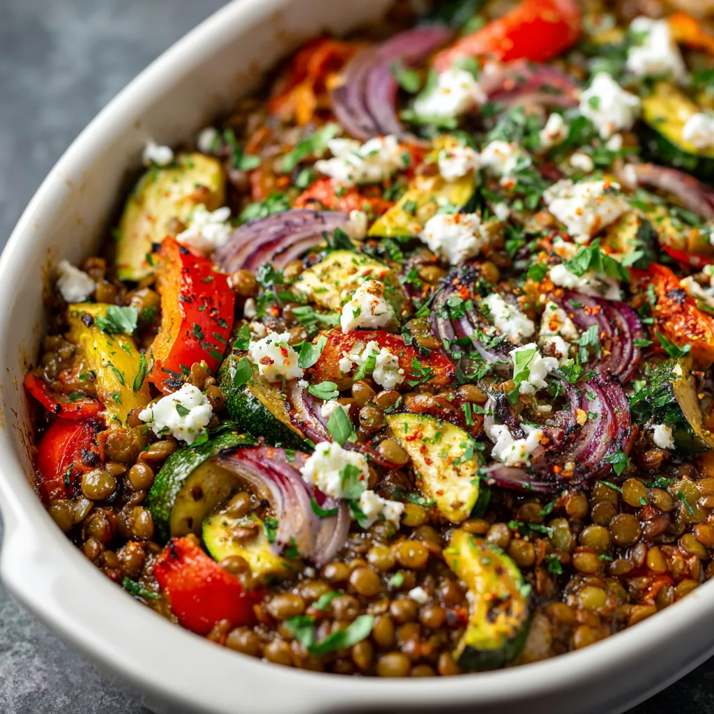 Meal Prep Mediterranean Lentils Casserole – Healthy & Hearty Make-Ahead Meal 3