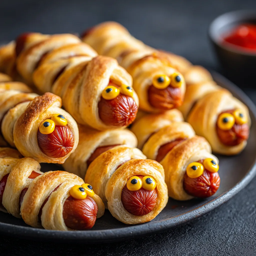 Mummy Hot Dogs – Spooky & Easy Halloween Snack 4