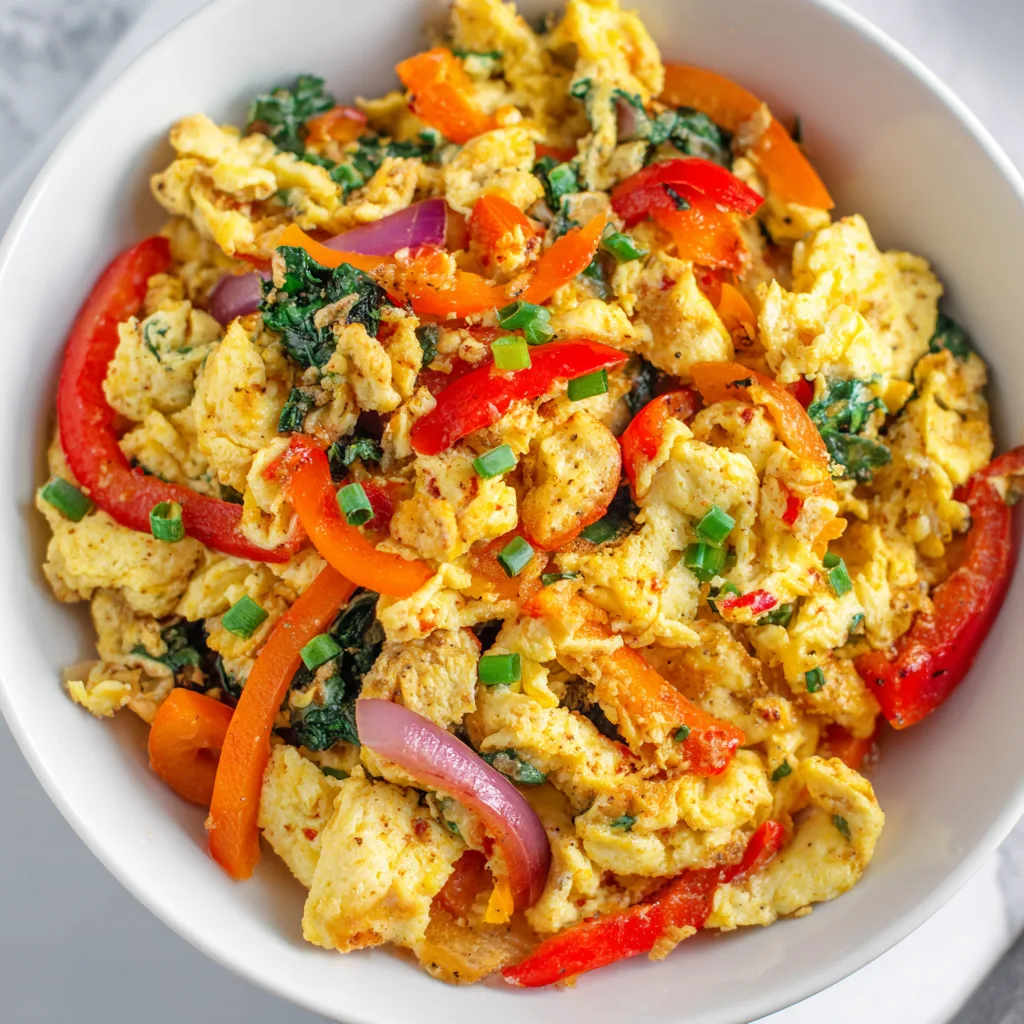 No Bake Air Fryer Eggs Stir Fry – Easy Low-Carb High-Protein Meal in Minutes 3