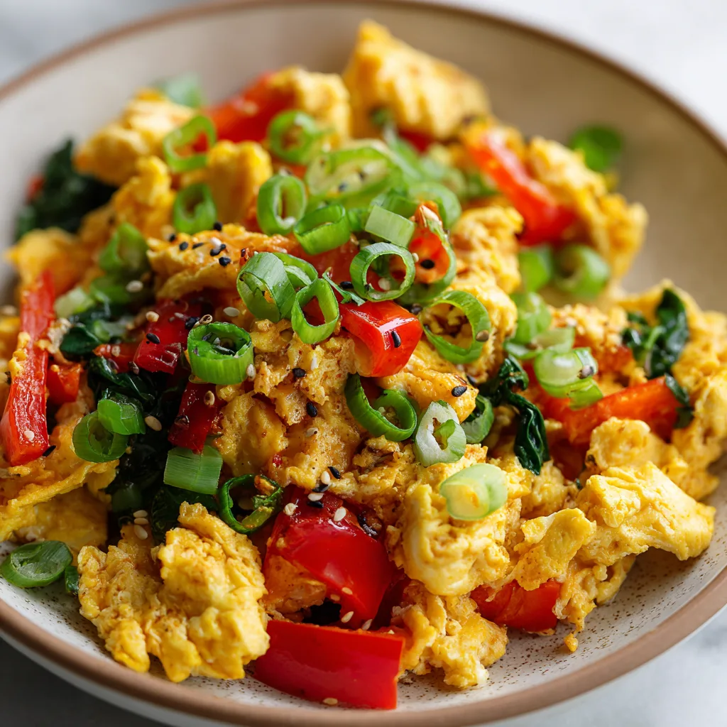 No Bake Air Fryer Eggs Stir Fry – Easy Low-Carb High-Protein Meal in Minutes 4