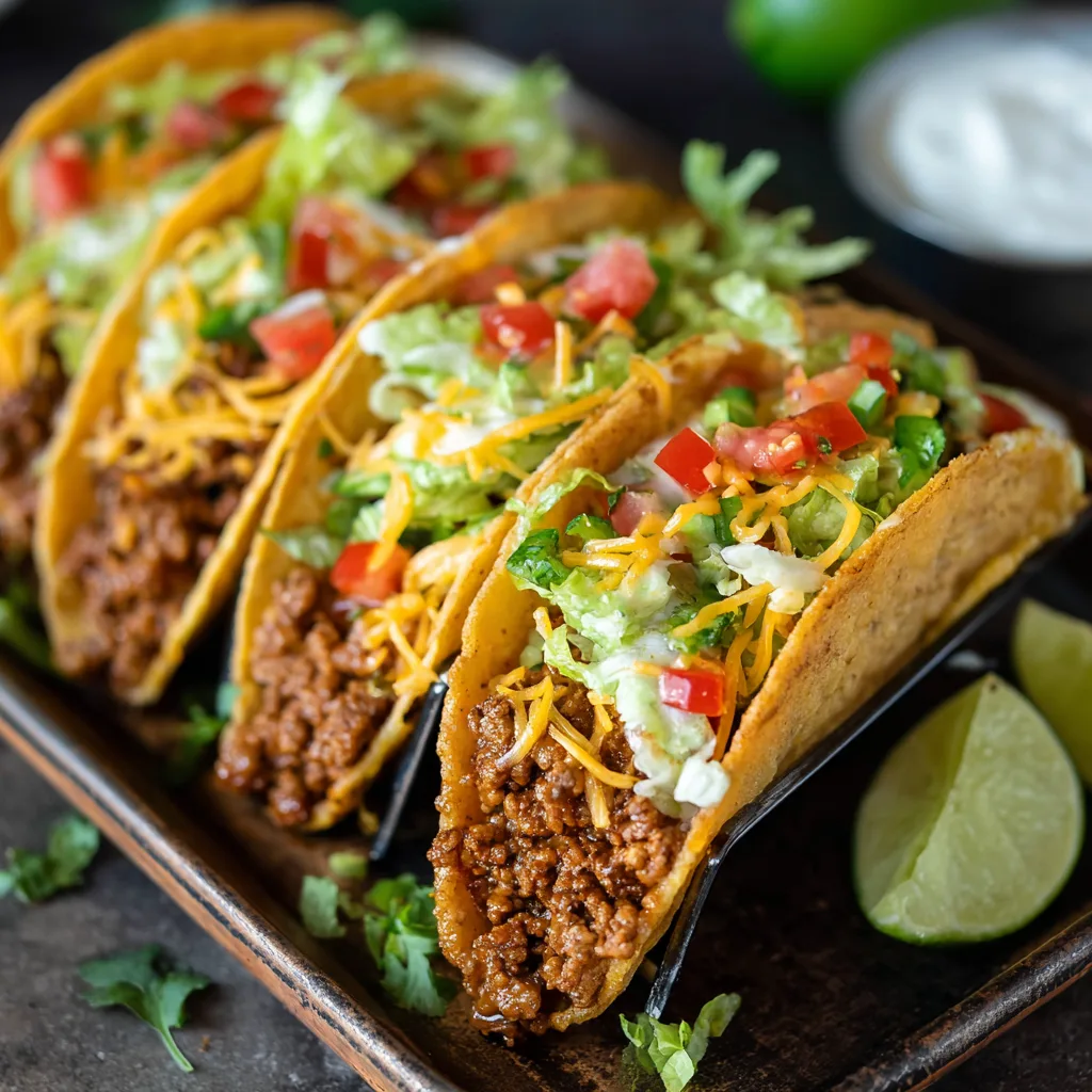 No-Bake Cheesy Beef Tacos – Easy 15-Minute Dinner Idea 2