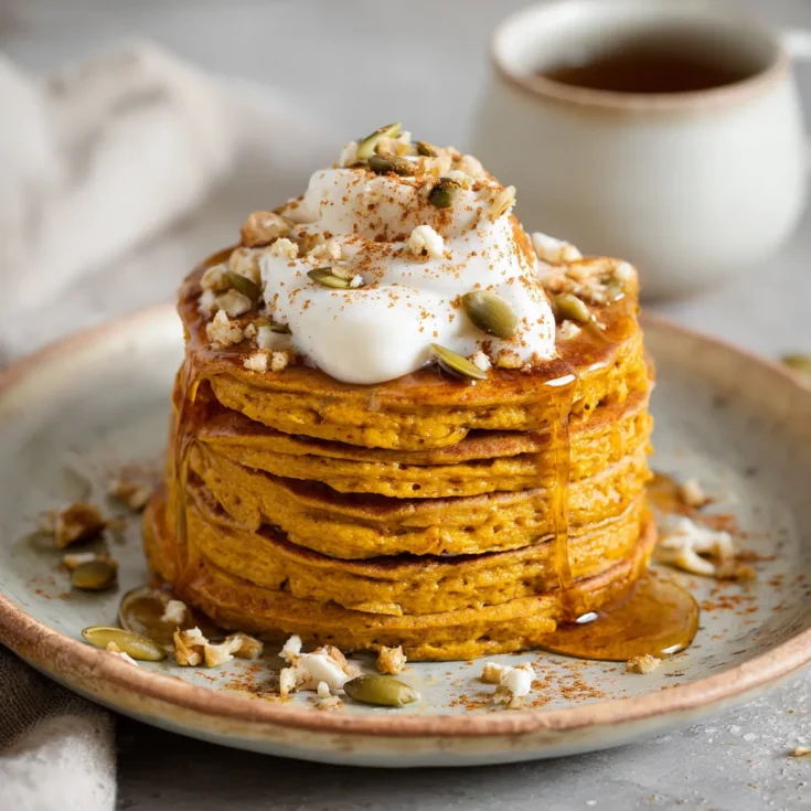 No-Bake Pumpkin Pancakes! 1