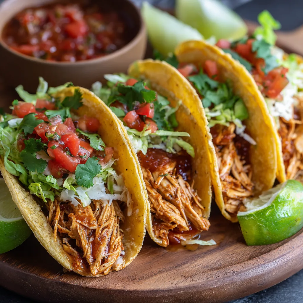No Oil Crockpot Chicken Breast Tacos – Healthy, Juicy & Effortless 3
