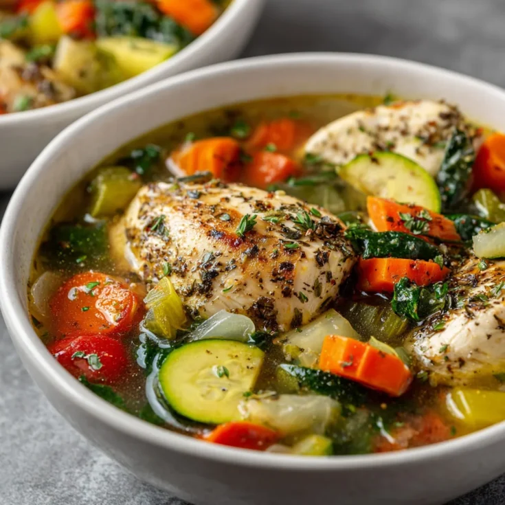 One-Pot Chicken Meal Prep Soup – Easy, Healthy & Hearty 1