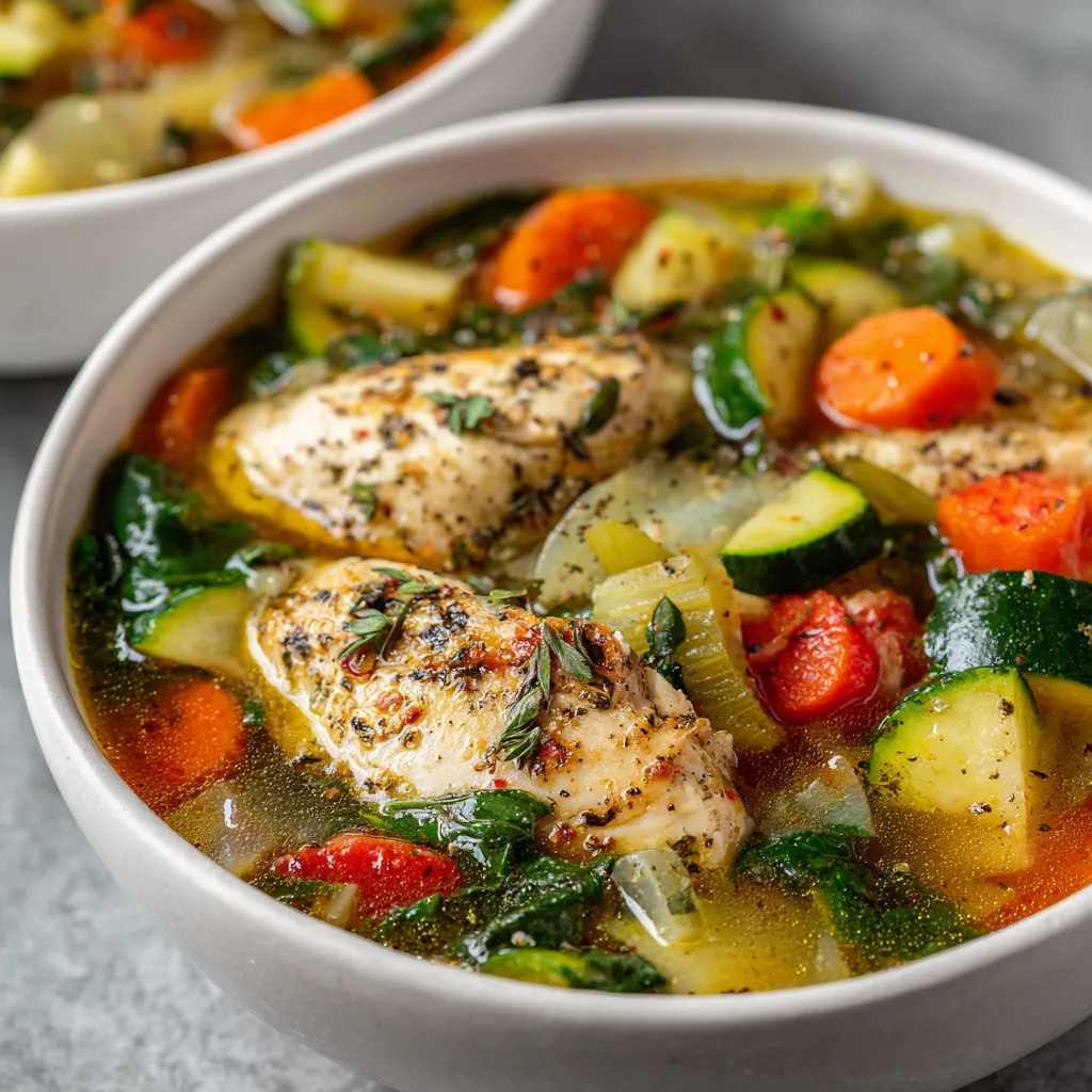 One-Pot Chicken Meal Prep Soup – Easy, Healthy & Hearty 3
