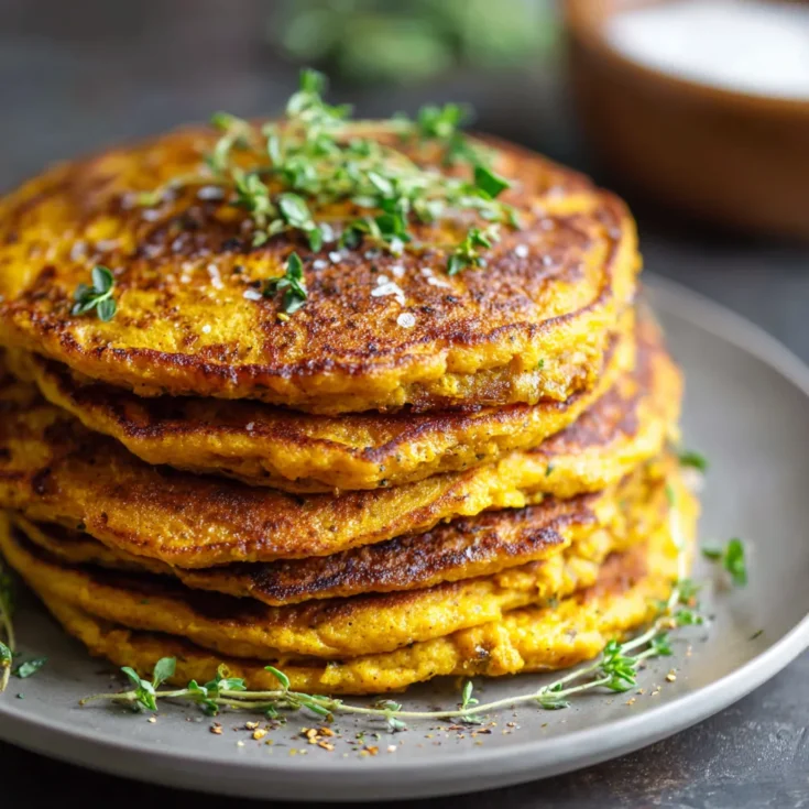 One-Pot Savory Pumpkin Pancakes – Easy, Flavorful & Fall-Inspired 1