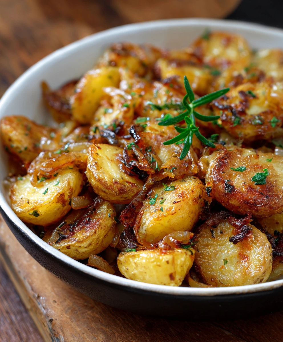 Oven-Fried Potatoes and Onions 2