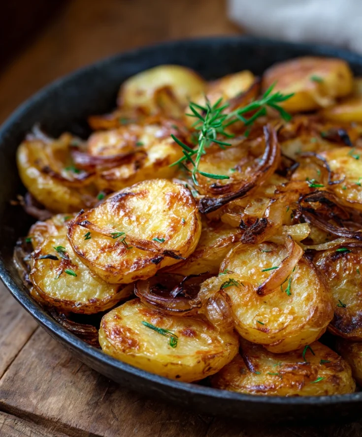 Oven-Fried Potatoes and Onions 4