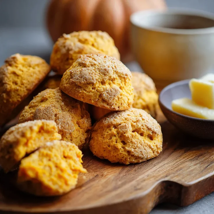 Pumpkin Biscuits – Fluffy, Soft, and Perfectly Spiced Fall Treats 1