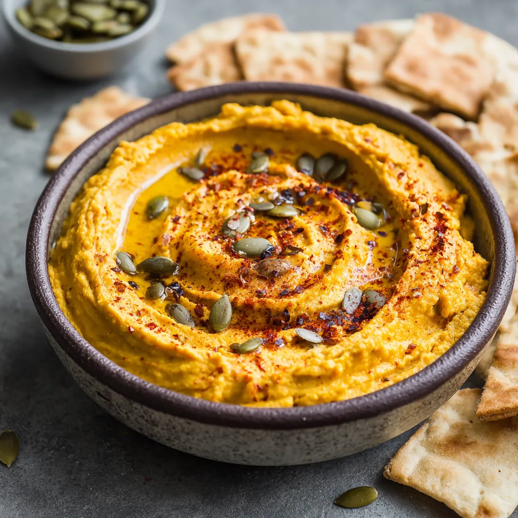 Pumpkin Hummus – Creamy, Savory Fall Dip with a Seasonal Twist 2