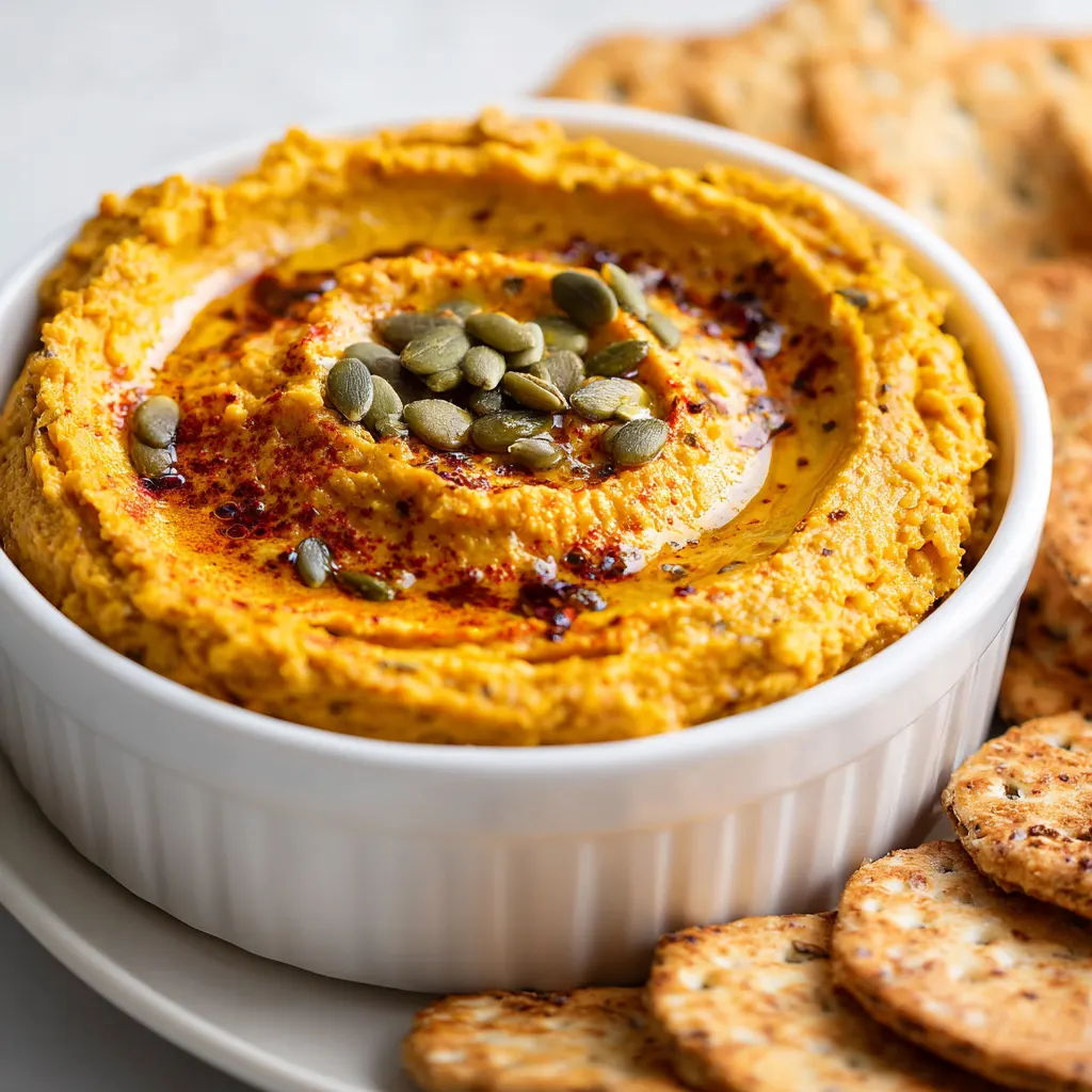 Pumpkin Hummus – Creamy, Savory Fall Dip with a Seasonal Twist 3