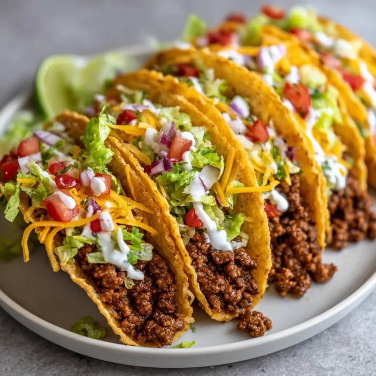 Quick Air Fryer Ground Beef Tacos – Crispy, Flavor-Packed Dinner in Minutes 1