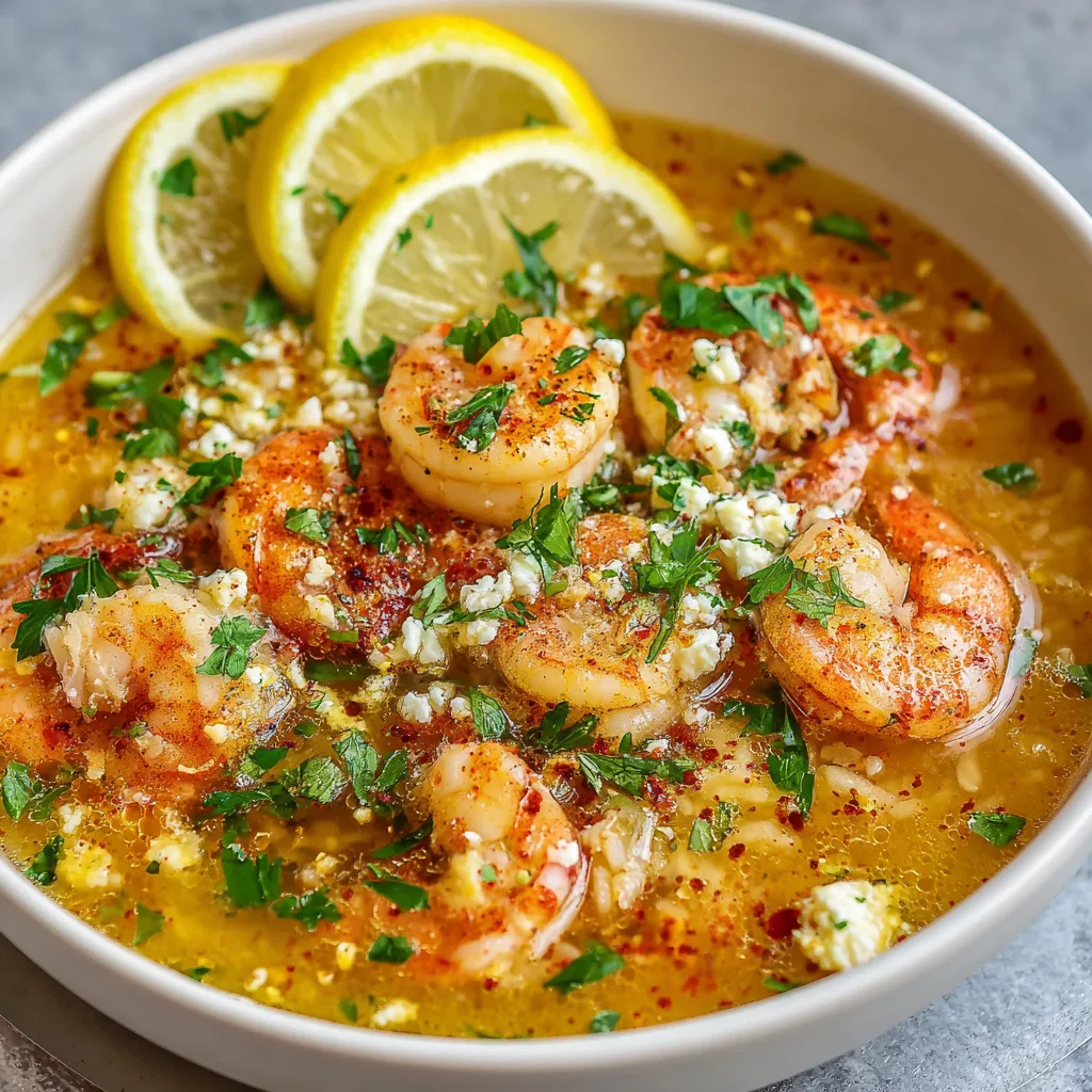 Quick Lemon Shrimp Soup – Light, Zesty & Ready in Minutes 2