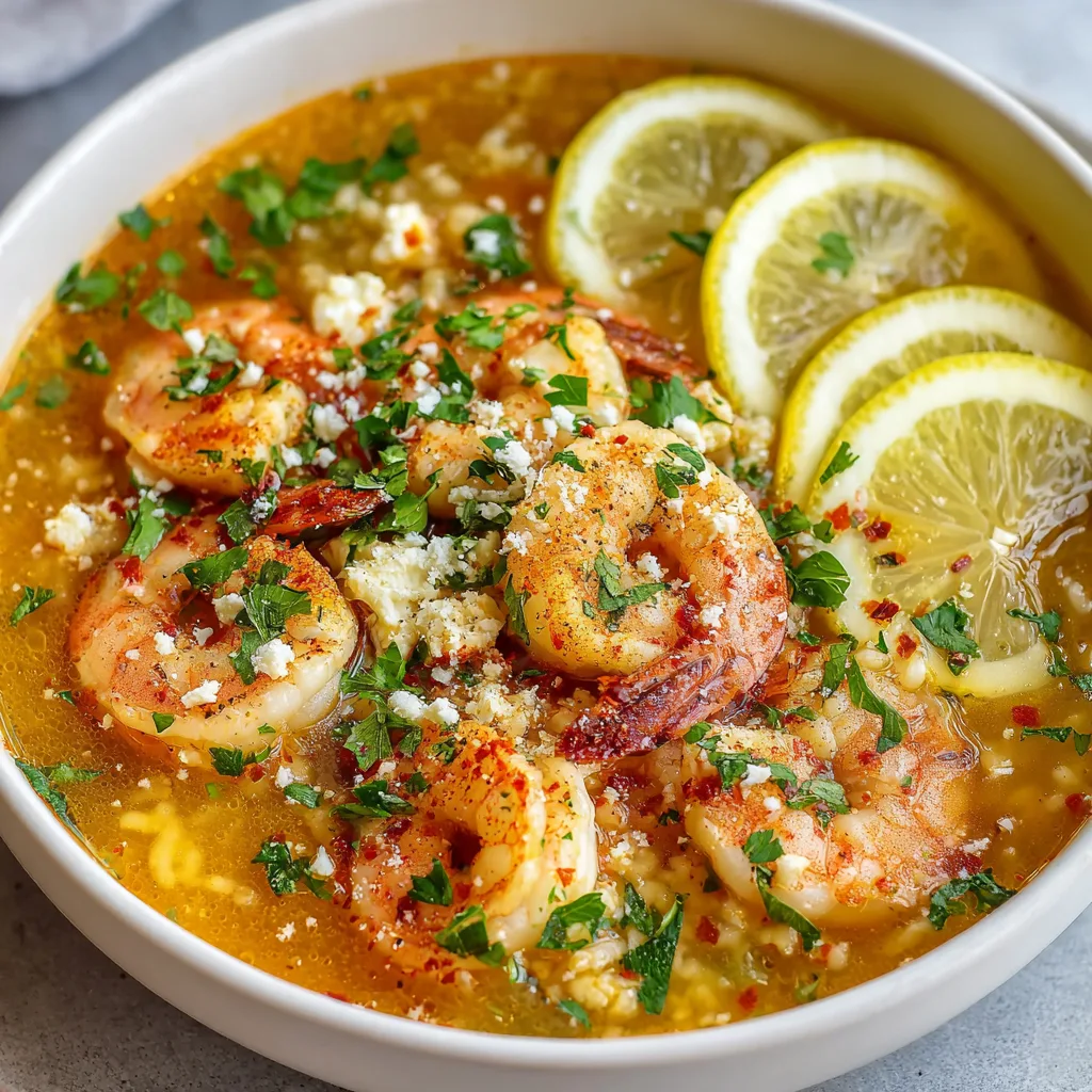 Quick Lemon Shrimp Soup – Light, Zesty & Ready in Minutes 3