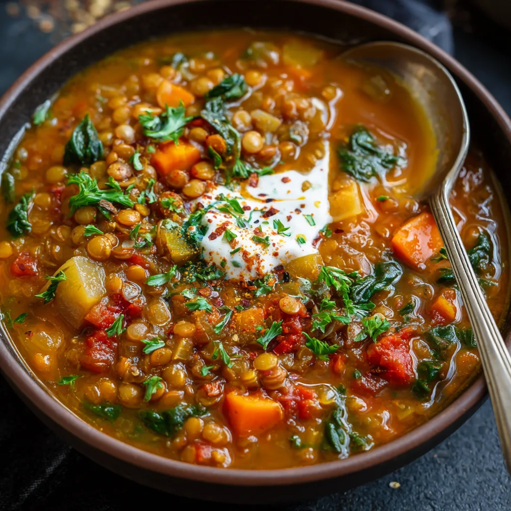 Quick Mediterranean Lentils Soup – Healthy, Hearty, and Fast 4