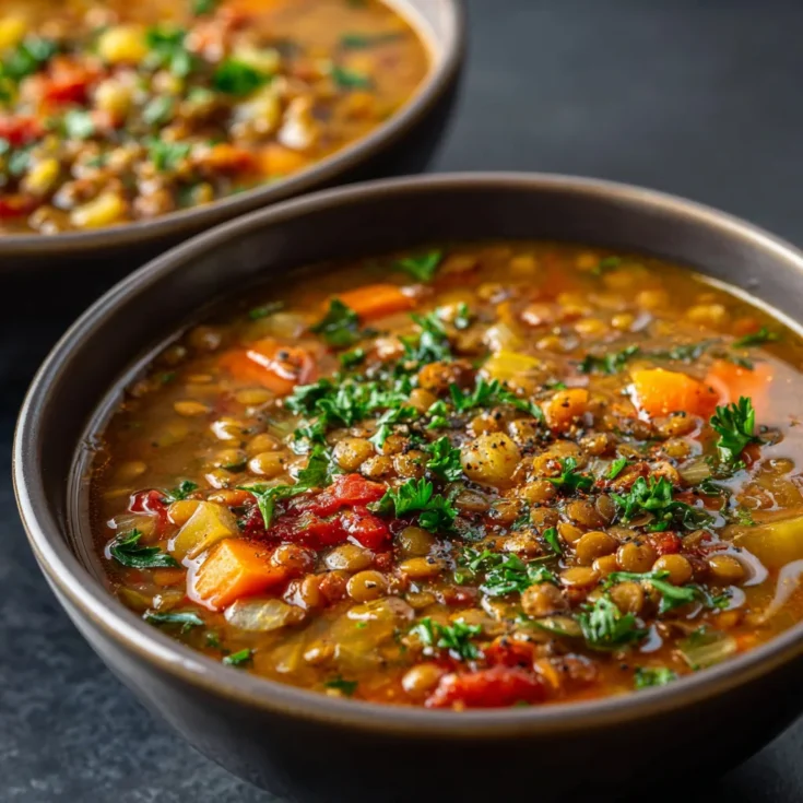 Quick Mediterranean Lentils Soup – Healthy, Hearty, and Fast 1