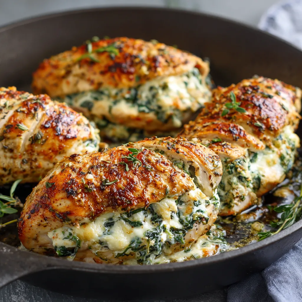 Quick Stuffed Chicken Breast Skillet – Easy One-Pan Dinner Recipe 4