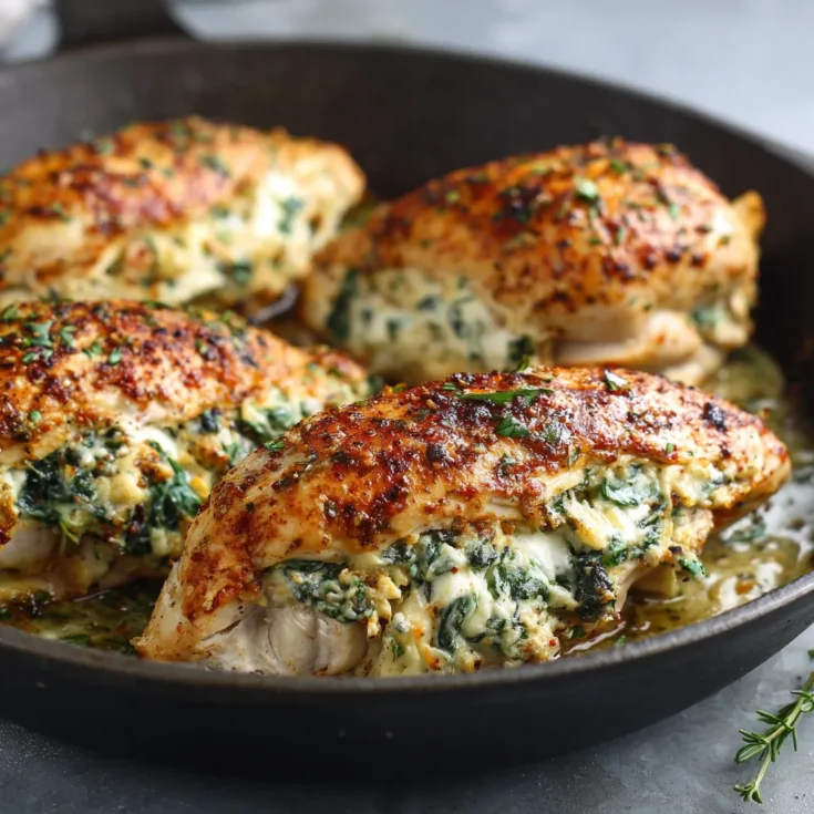 Quick Stuffed Chicken Breast Skillet – Easy One-Pan Dinner Recipe 1