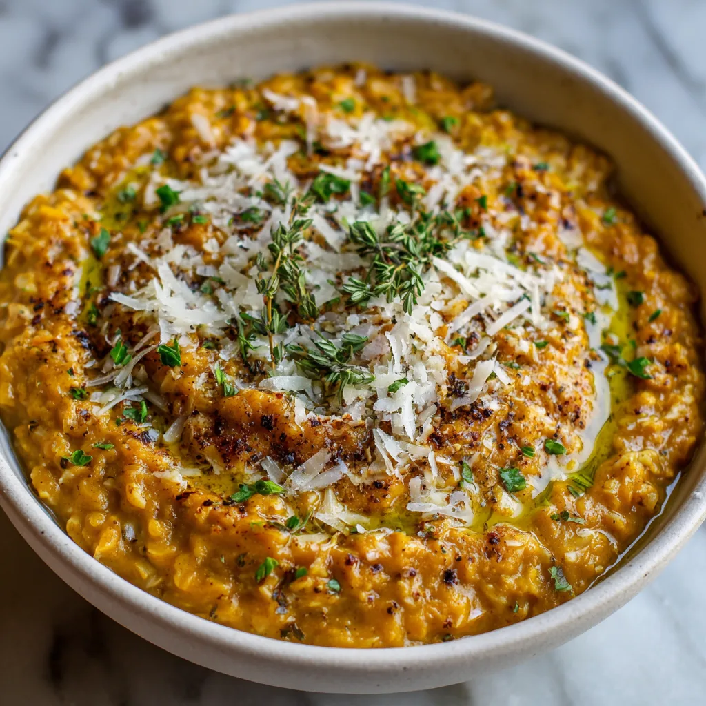 Savory Pumpkin Oatmeal Bowl! 3