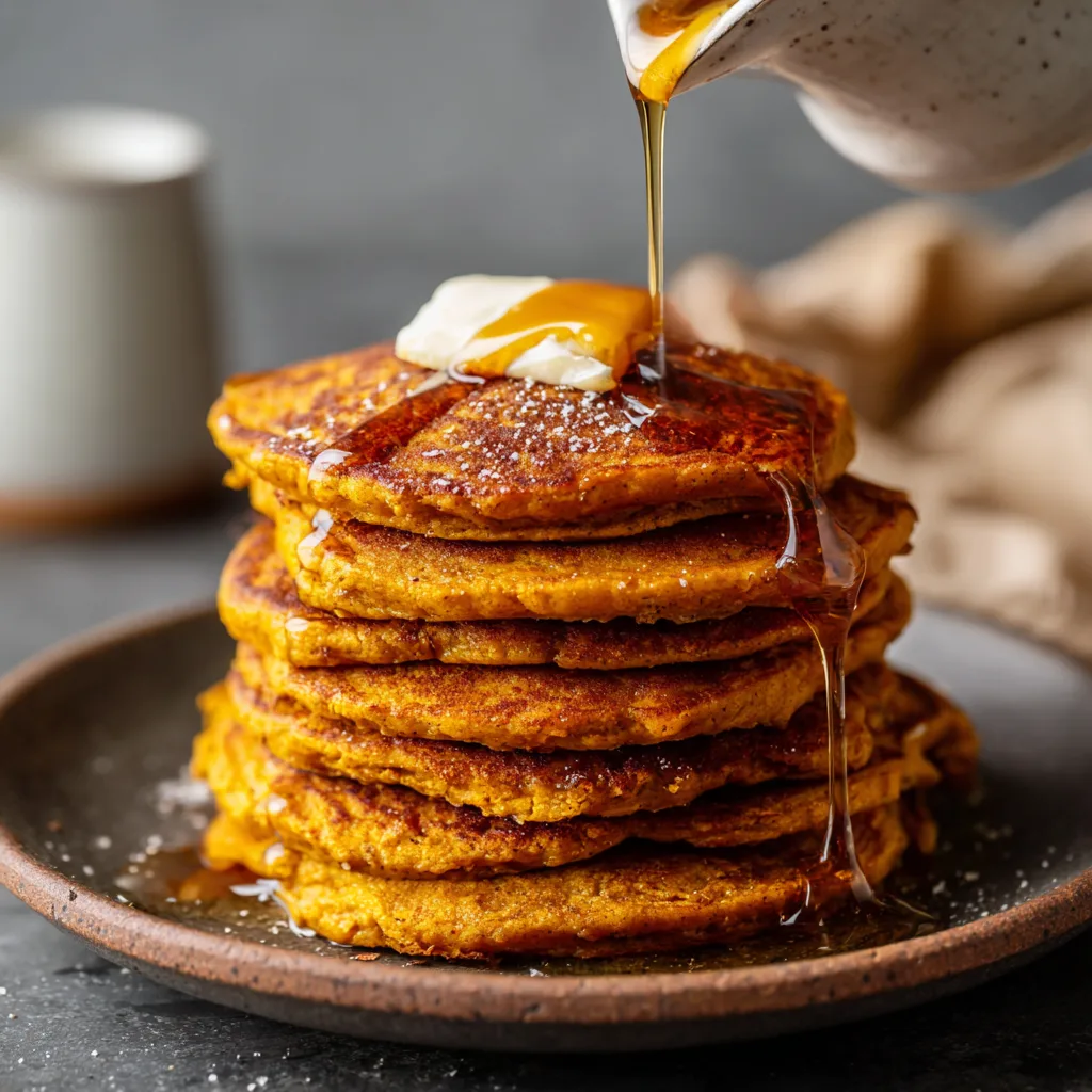 Simple Vegan Pumpkin Pancakes – Fluffy, Cozy & Plant-Based 2