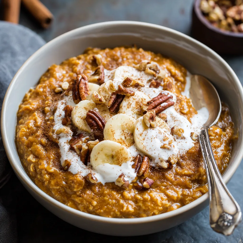 Slow Cooker Creamy Pumpkin Oatmeal – Cozy, Healthy Fall Breakfast 2