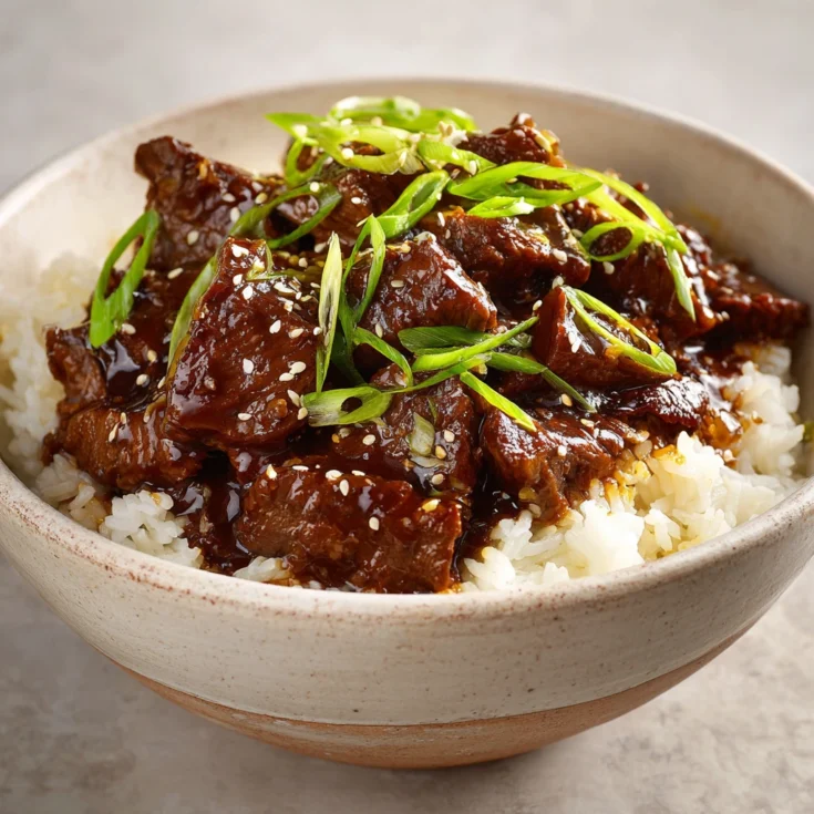 Slow Cooker Teriyaki Beef with Jasmine Rice 1