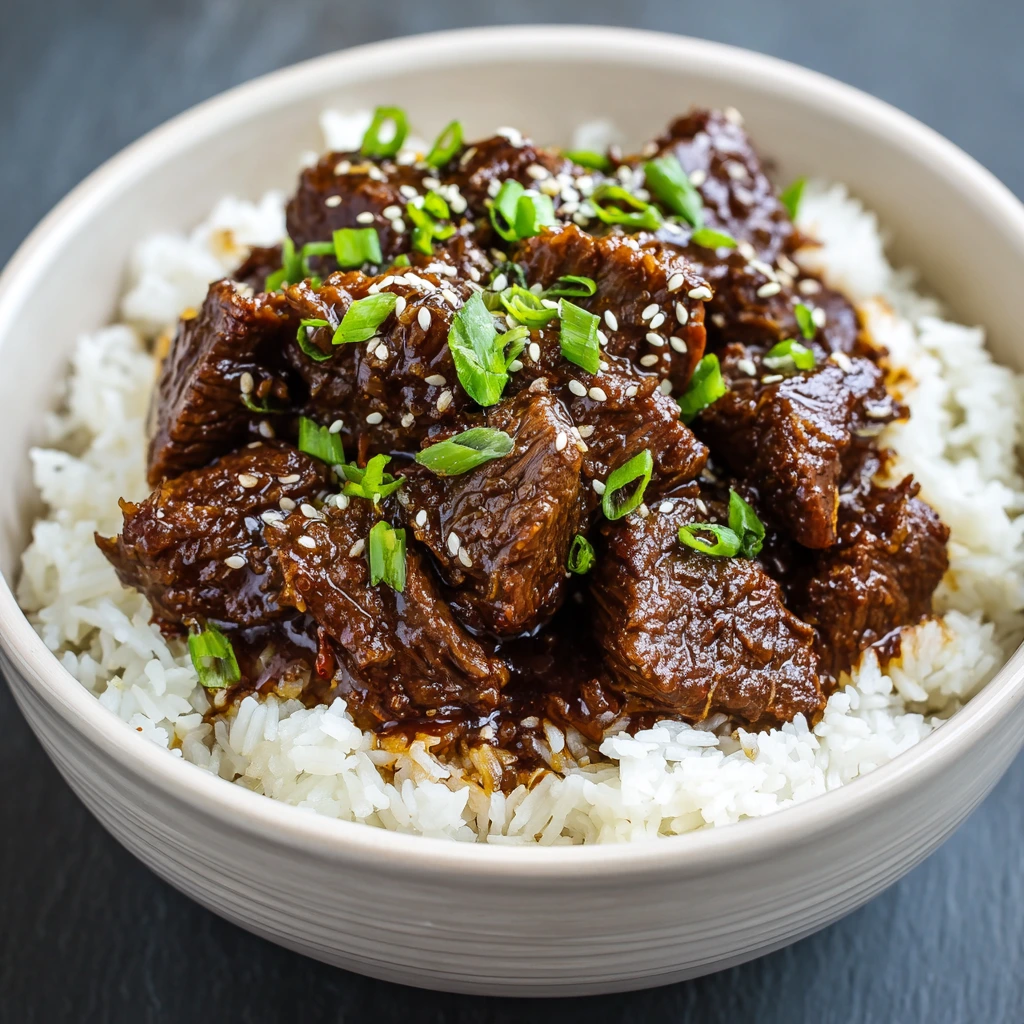 Slow Cooker Teriyaki Beef with Jasmine Rice 2