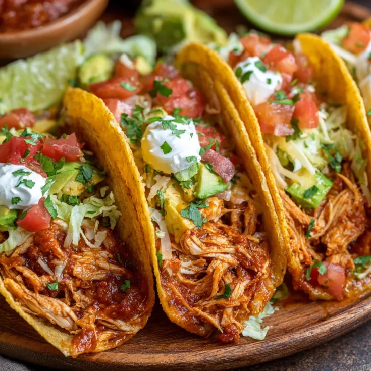 Spicy Crockpot Chicken Breast Tacos – Easy, Flavor-Packed Slow Cooker Recipe 1