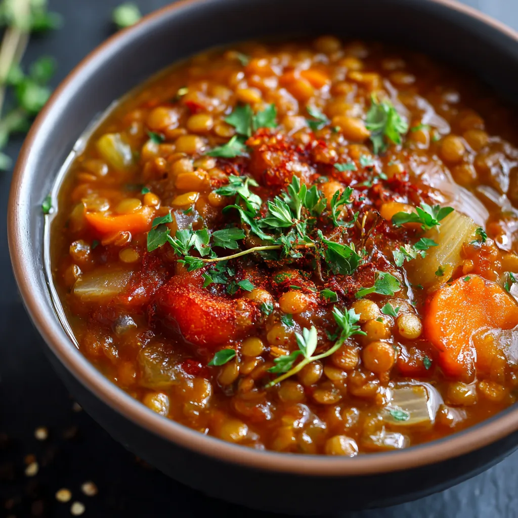 Spicy Crockpot Lentils Stew – Hearty, Plant-Based & Easy to Prep 2