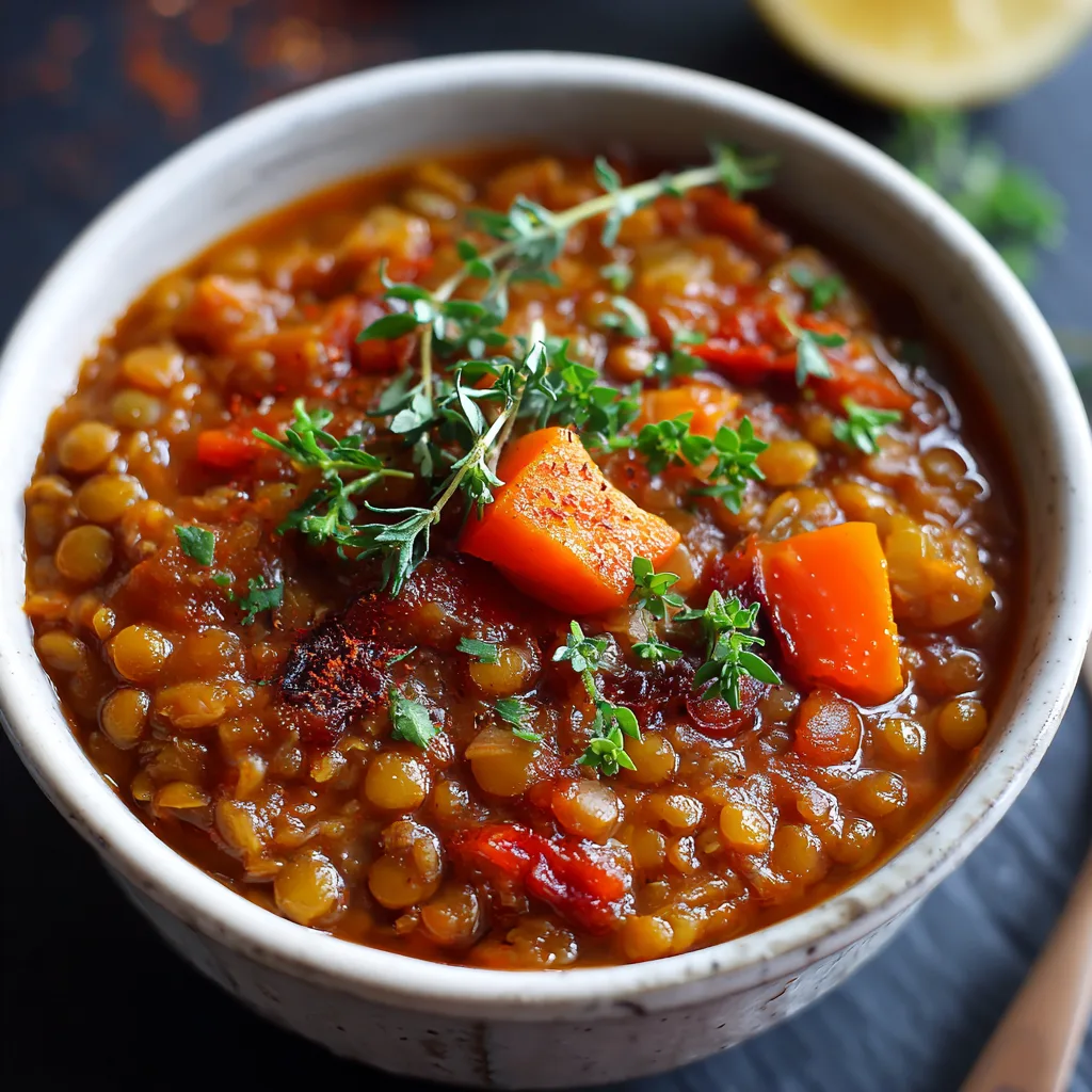 Spicy Crockpot Lentils Stew – Hearty, Plant-Based & Easy to Prep 4