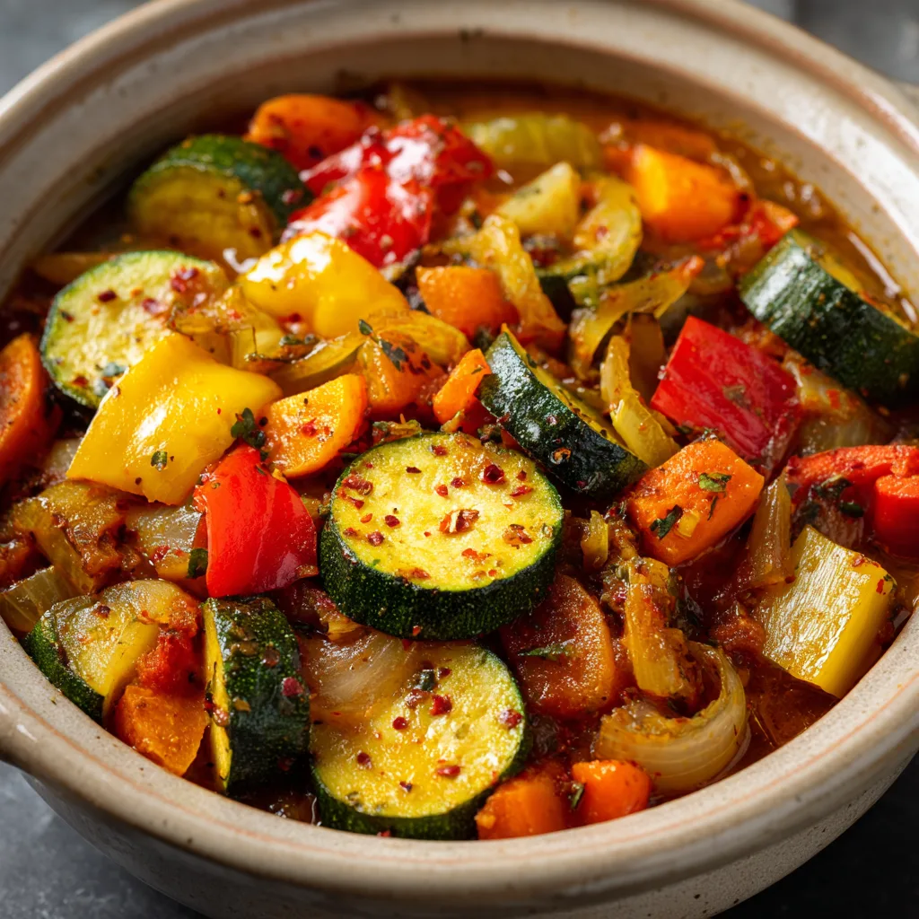 Spicy Crockpot Vegetables Casserole – Easy, Flavorful & Plant-Based 3