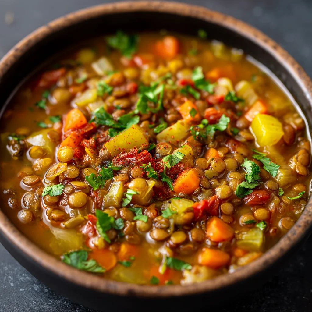 Spicy Lentil Chowder – Hearty, Flavorful, and Easy One-Pot Soup 2