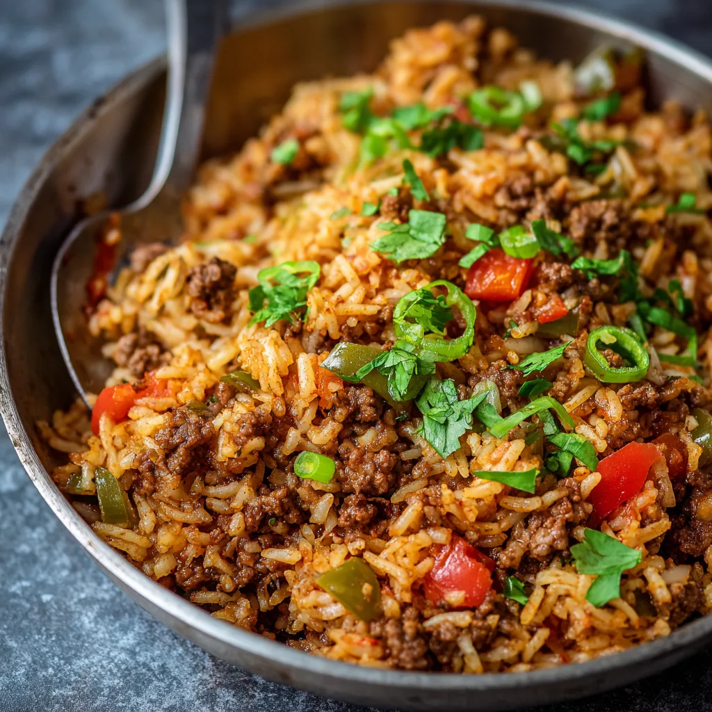 Spicy Stuffed Ground Beef Rice – Flavorful and Hearty One-Pot Meal 2