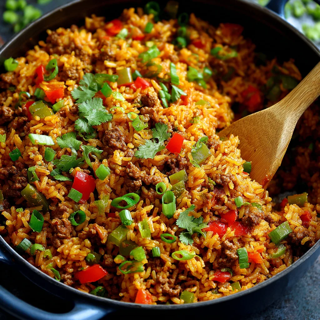 Spicy Stuffed Ground Beef Rice – Flavorful and Hearty One-Pot Meal 3