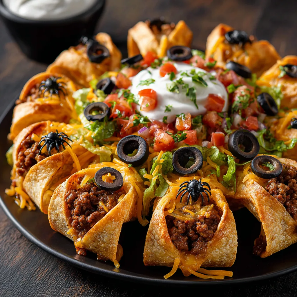 Spider Taco Ring for Halloween – Fun, Festive & Crowd-Pleasing 2