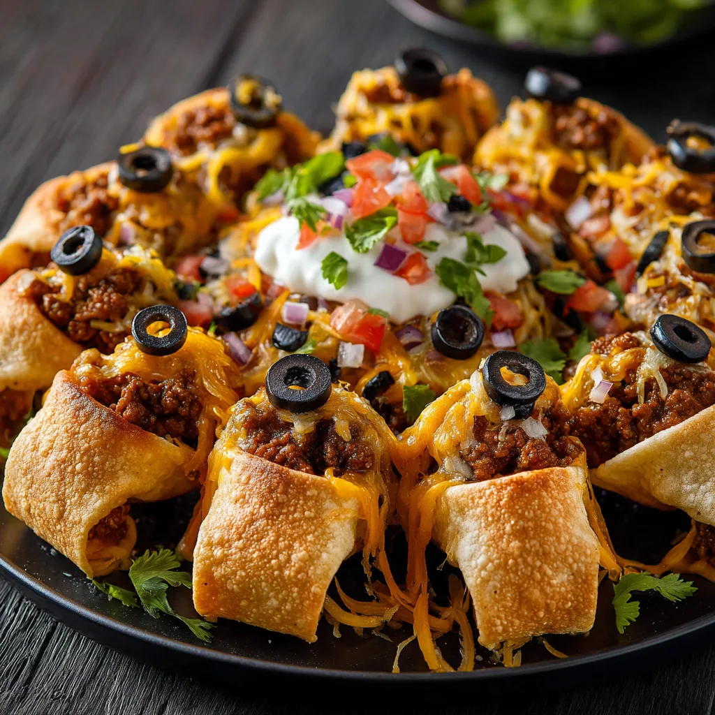Spider Taco Ring for Halloween – Fun, Festive & Crowd-Pleasing 4