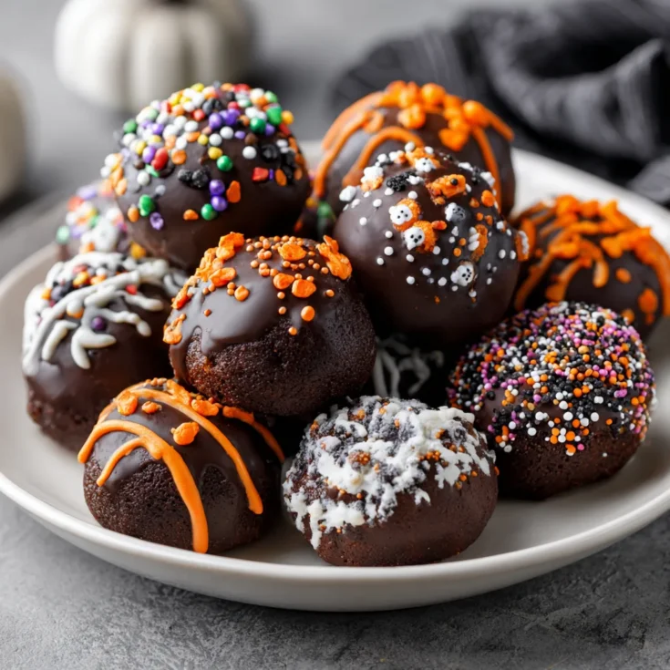 Chocolate Doughnut Holes for Halloween – Sweet, Bite-Sized Treats 1