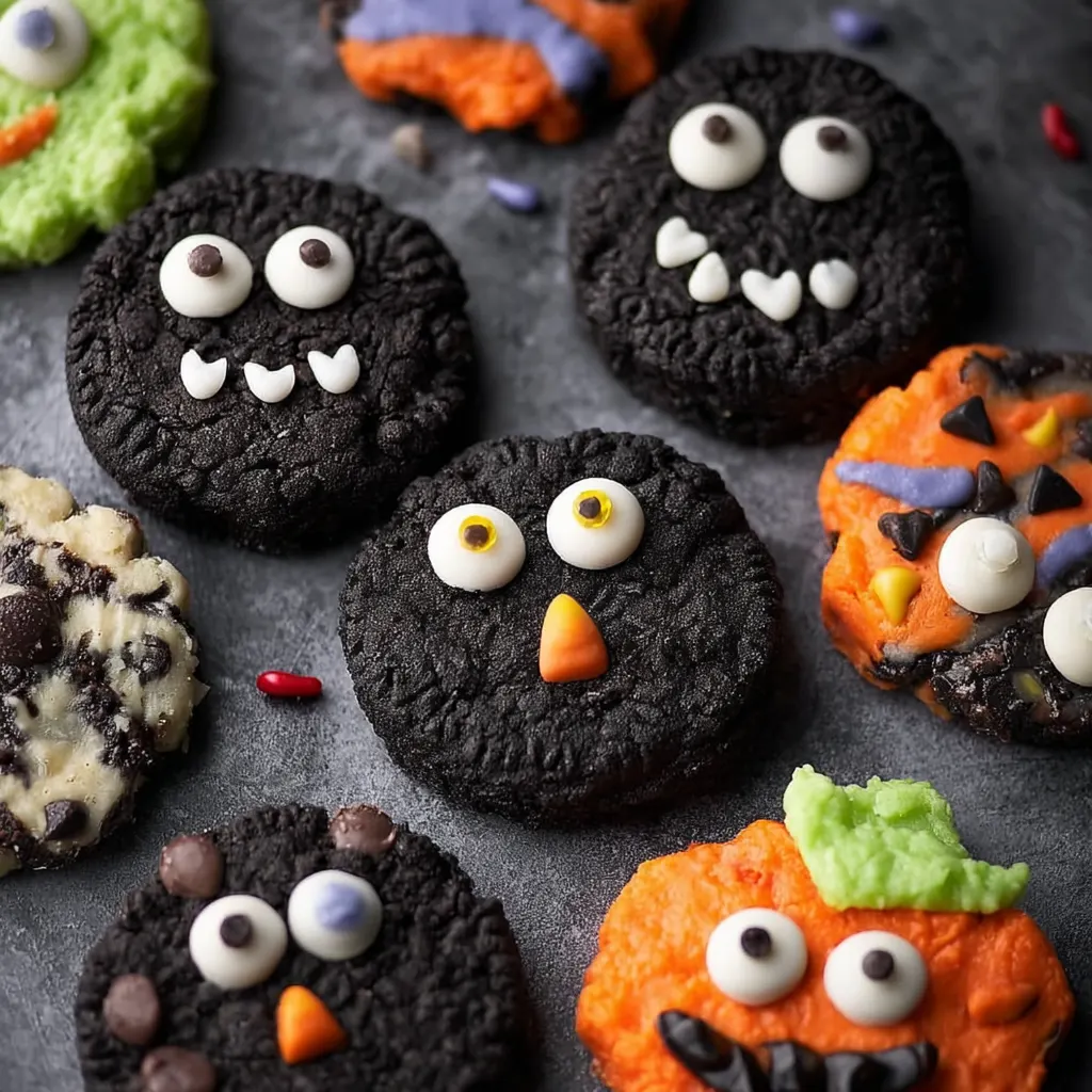 Spooky No-Bake Halloween Cookies – Fun & Easy Treats for Kids 4