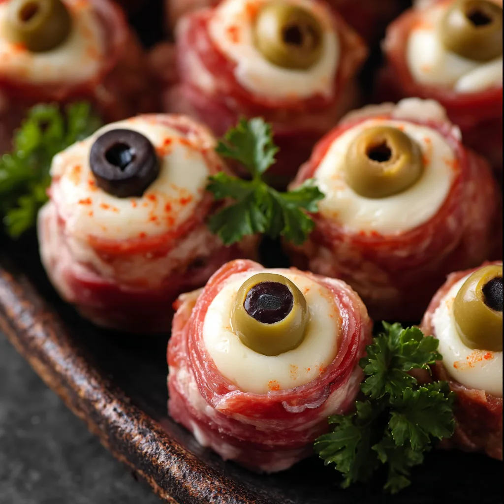 Stuffed Eyeballs – Creepy, Delicious Halloween Appetizers 4