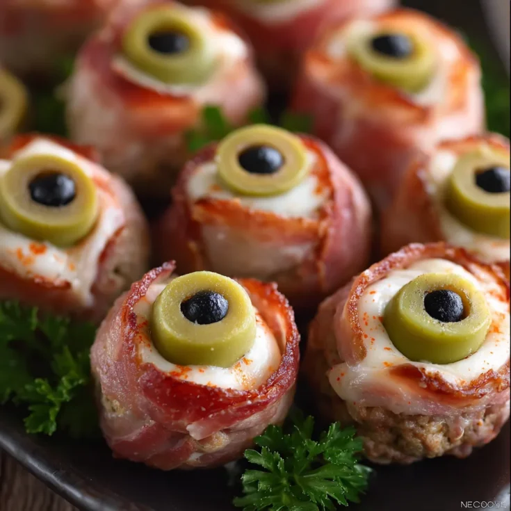 Stuffed Eyeballs – Creepy, Delicious Halloween Appetizers 1