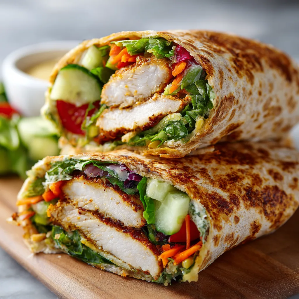 Tasty Quick Baked Chicken Wrap for Busy Days! 2
