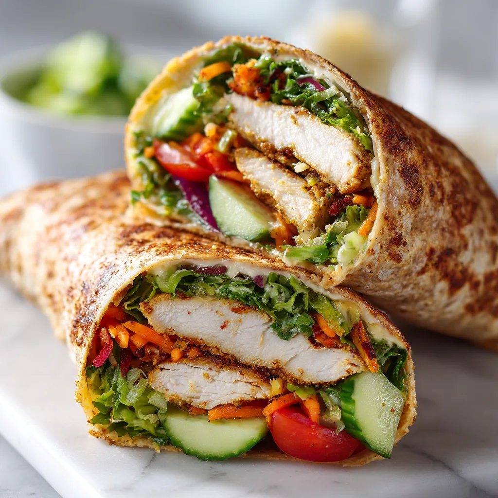 Tasty Quick Baked Chicken Wrap for Busy Days! 4